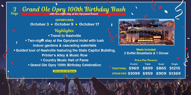 GrandOleOpry100th Anniversary & Birthday