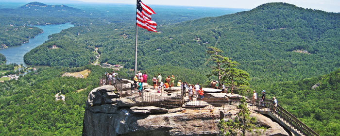 Lake Lure and Chimney Rock