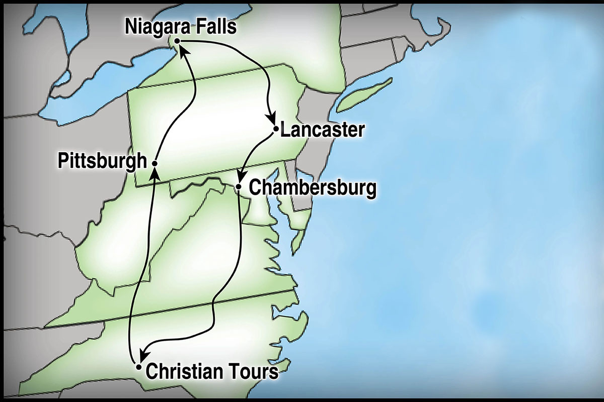 Our Destinations Map