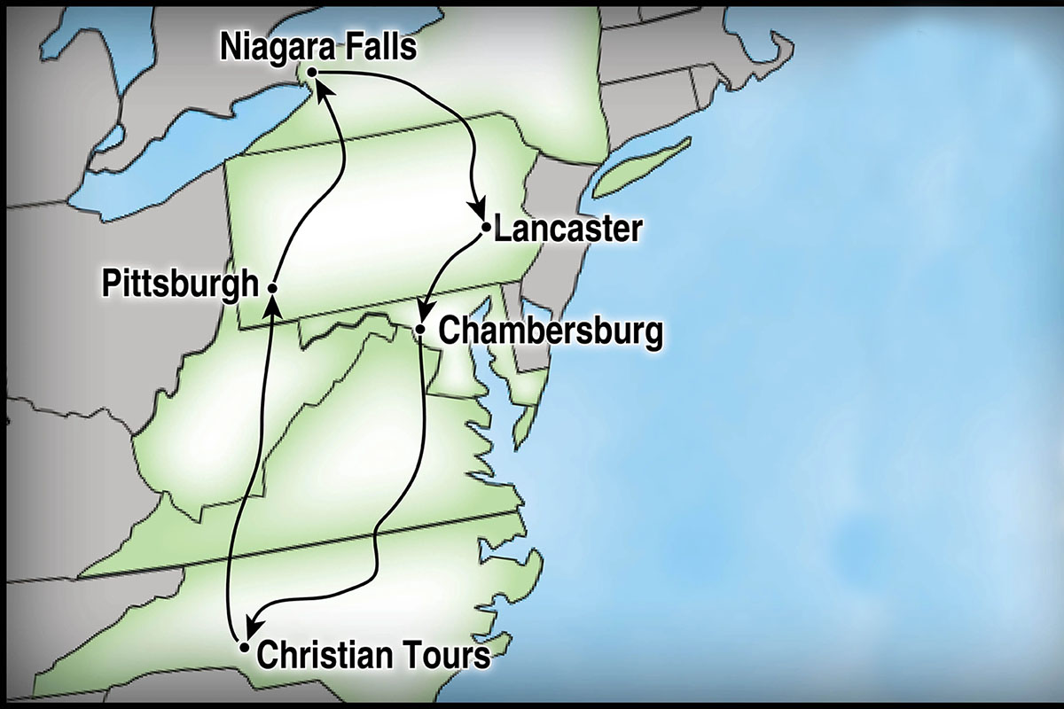 Our Destinations Map