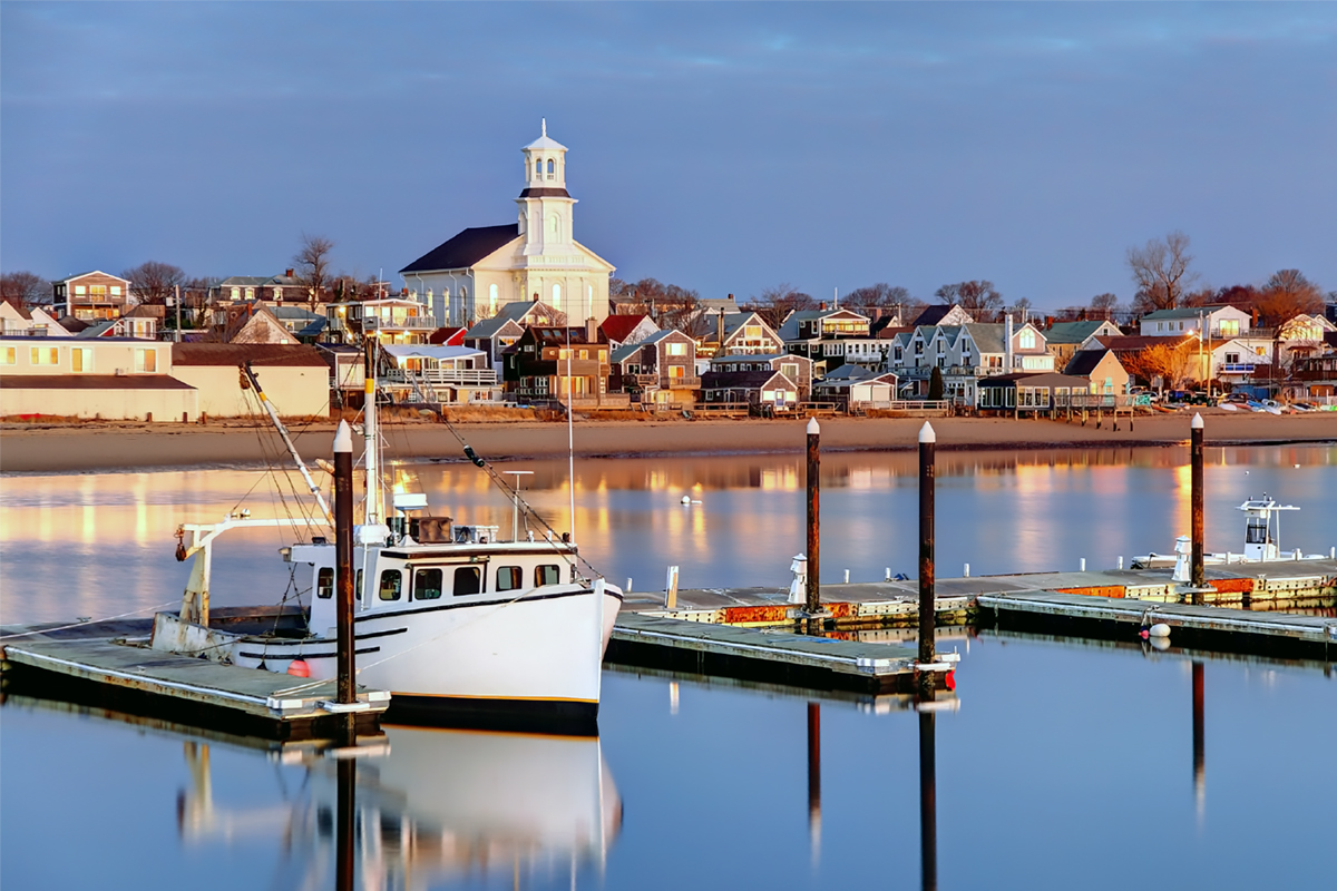 Downtown Cape Cod from the Harbor